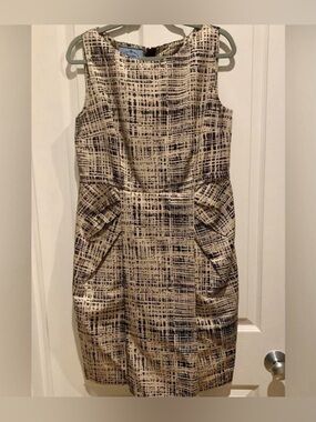 Vintage Prada Sheath Dress - Tan EU48